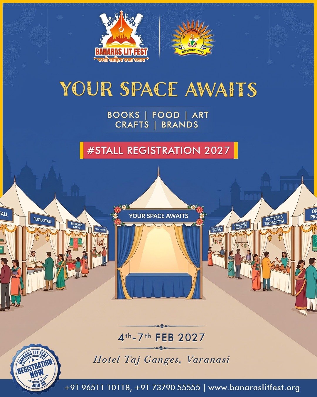 Stall Registration at Banaras Lit Fest